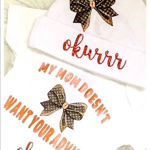 Okurrr.... Onesie & Baby cap